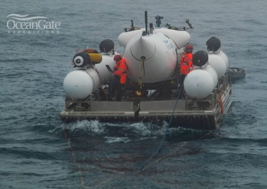 Submarino desaparecido no Oceano Atlântico - Foto: Reprodução/Twitter@OceanGateExpeds