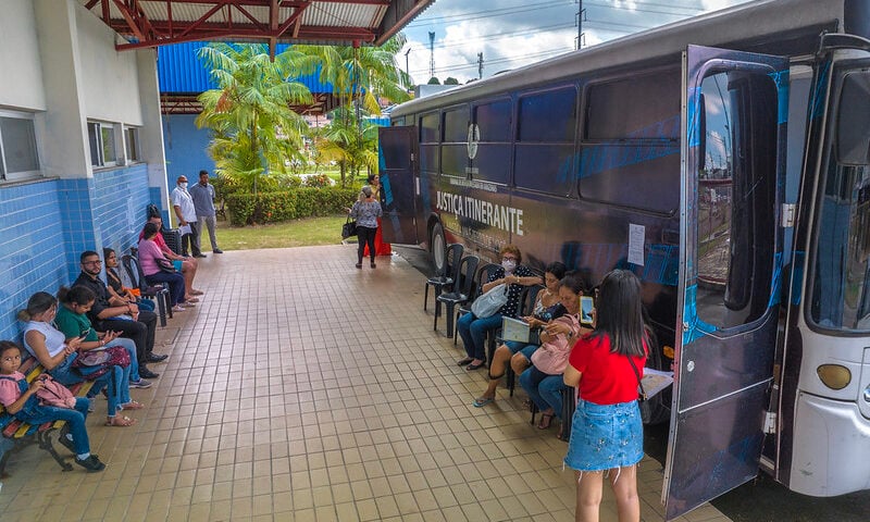 Justiça Itinerante leva atendimento para cinco bairros - Foto: Divulgação/TJAM