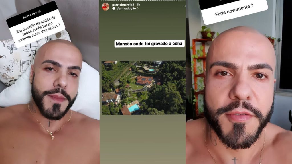 Ator pornô, Petrick Garcia, participou de vídeo adulto com 28 homens - Foto: Reprodução/Instagram @petrickgarcia2