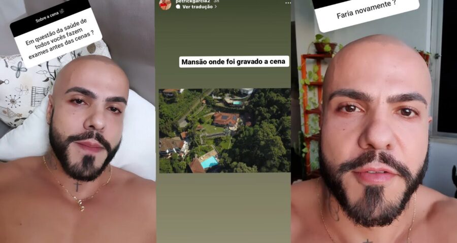 Ator pornô, Petrick Garcia, participou de vídeo adulto com 28 homens - Foto: Reprodução/Instagram @petrickgarcia2