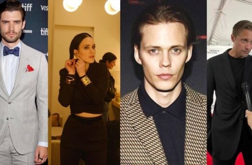 Apenas dois personagens foram confirmados pela direção do longa - Foto: Reprodução\@davidcorenswet @rachelbrosnahan @billskarsgard @skarsgard_bro