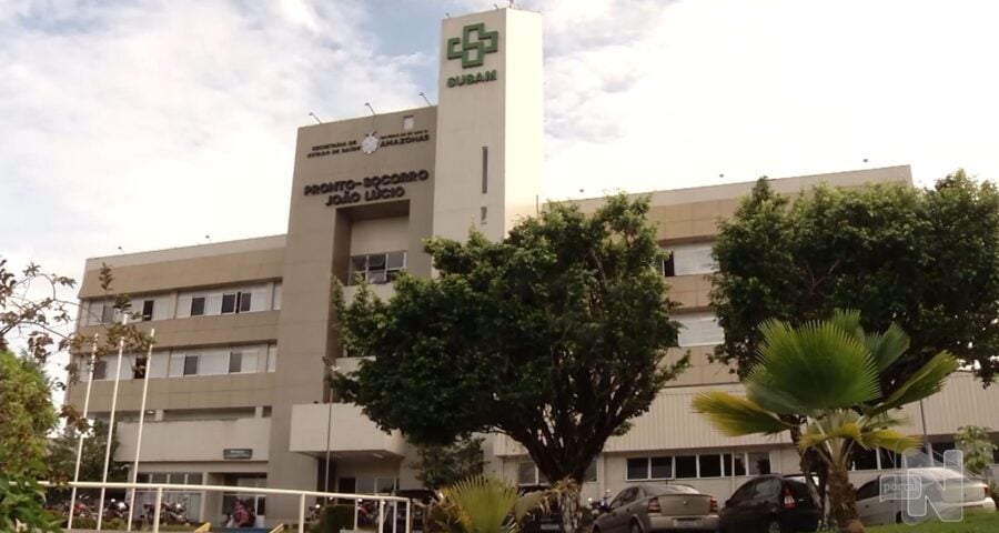 Adolescente é abusada dentro de hospital da Zona Leste de Manaus. Foto: Reprodução/TV Norte Amazonas.