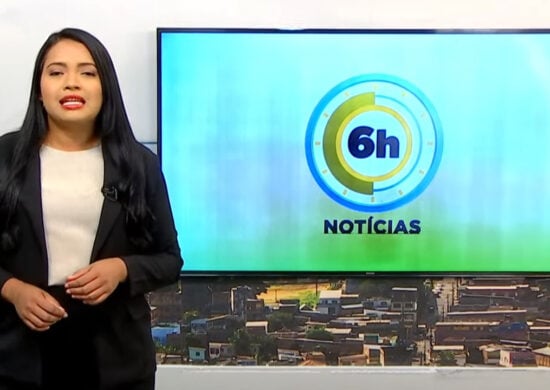 Jornal 6h Notícias foi apresentado por Luana Lima – Foto: Reprodução/TV Norte Amazonas