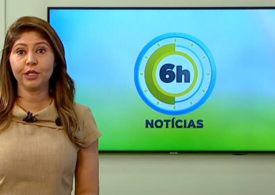 Jornal 6h Notícias foi apresentado por Mariana Rocha – Foto: Reprodução/TV Norte Amazonas