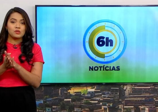 Jornal 6h Notícias foi apresentado por Luana Lima – Foto: Reprodução/TV Norte Amazonas.