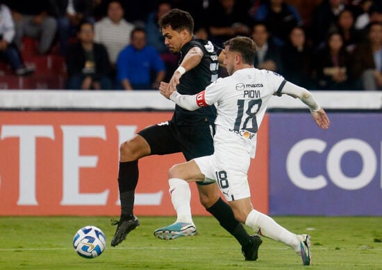 Botafogo comemorou o empate na altitude de Quito, no Euqador - Foto: Vítor Silva/BFR/divulgação