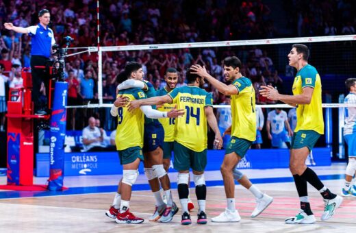 Brasil vence Eslovênia pela segunda semana da Liga das Nações de Vôlei - Foto: Reprodução/ Twitter @volei