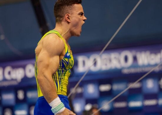 Ginástica artística - Ginasta fluminense encerra torneio em Osijek com quatro medalhas, sendo uma de ouro. Foto: Divulgação/DOBRO World Cup Osijek