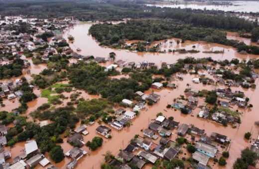 Ciclone extratropical causou fortes chuvas em regiões do Rio Grande do Sul - Foto: Felipe Serena/Divulgação