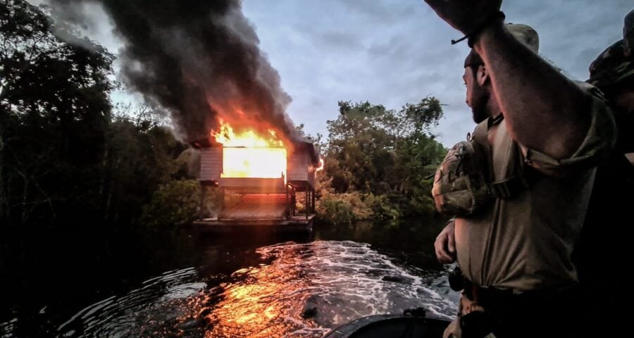 Ações de combate ao garimpo ilegal serão estendidas para mais regiões do Amazonas - Foto: Divulgação/PF-AM