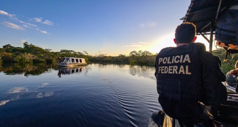 Atuação das forças de segurança em terras Yanomami é reforçada - Foto: Divulgação/PF