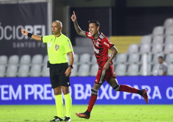 Erick Pulgar foi o autor do terceiro gol, que selou a vitória do Rubro-Negro - Foto: Gilvan de Souza/CRF/divulgação