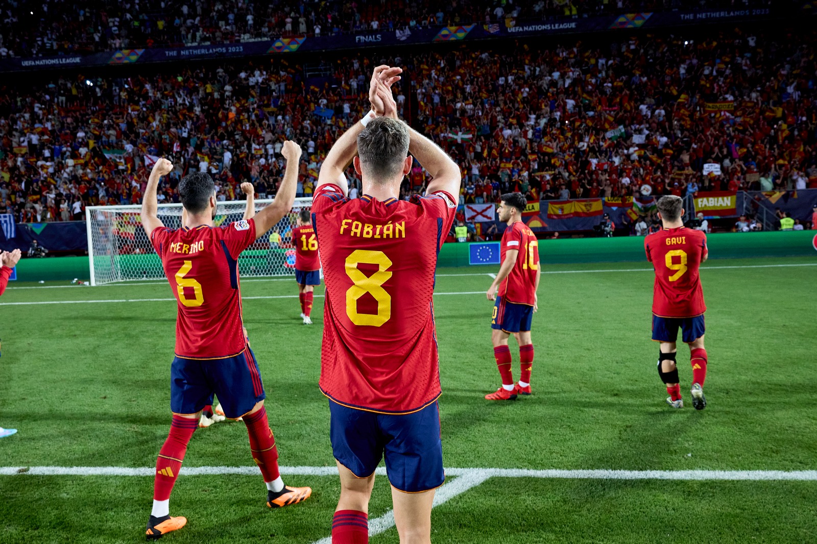 Espanha marcou nos últimos minutos da partida - Foto: Reprodução/Twitter @SEFutbol