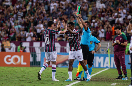 PH Ganso abriu o placar, após um passe impecável do colombiano Jhon Arias - Foto: Marcelo Gonaçalves/FFC/divulgação