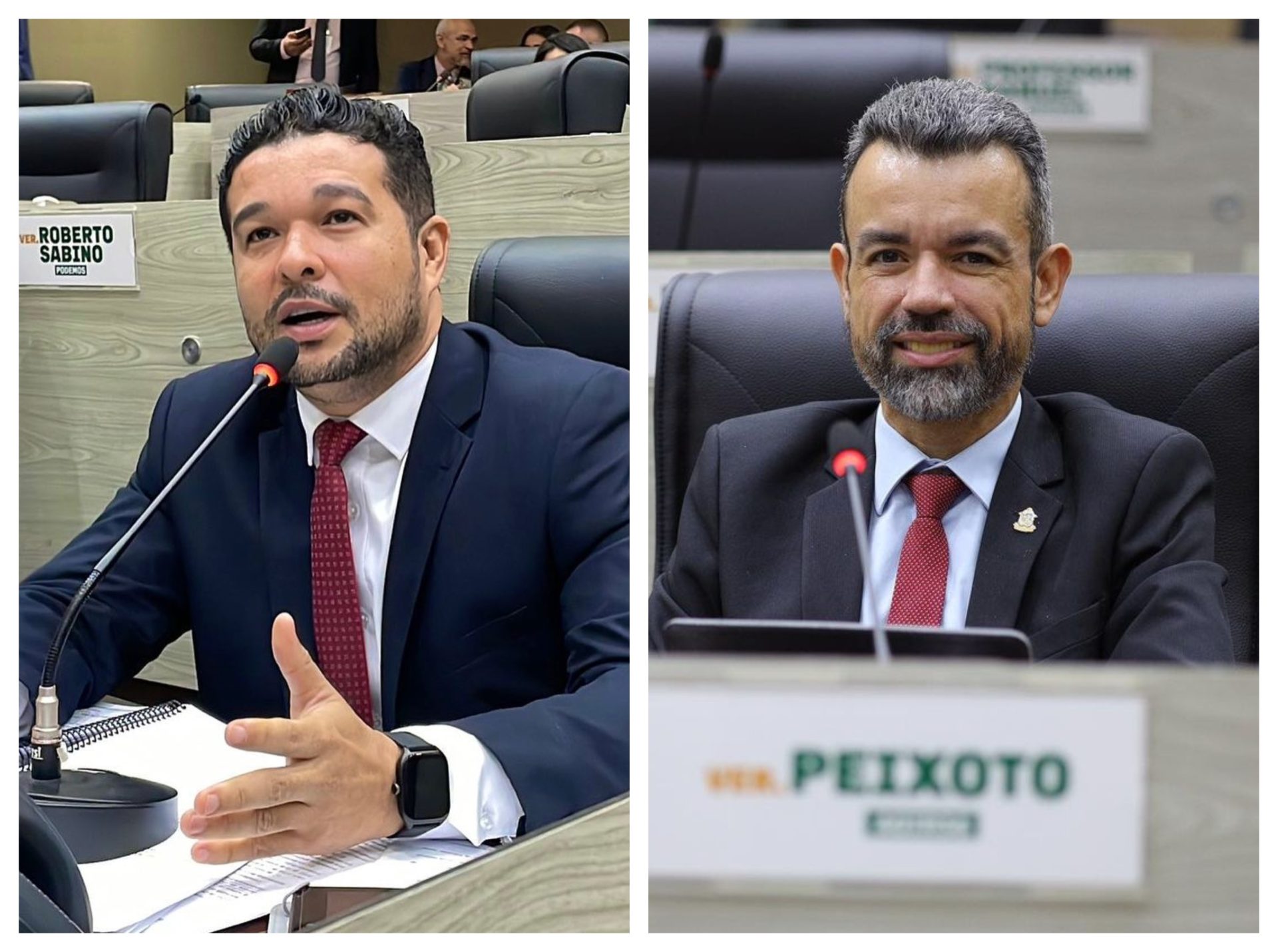 Vereadores são acusados de usar candidatas laranja para vencer nas eleições de 2020 - Foto: Reprodução/Instagram @fransuamatos @antoniopeixoto_am