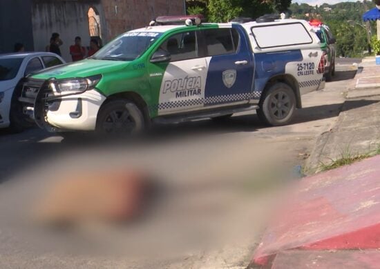 Homem é executado a tiros um dia após sair de presídio em Manaus – Foto: Reprodução/TV Norte Amazonas