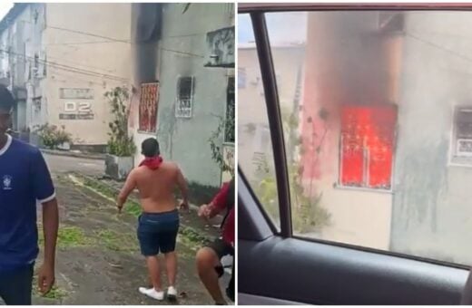 Incêndio atinge apartamento residencial na Zona Centro-Sul de Manaus