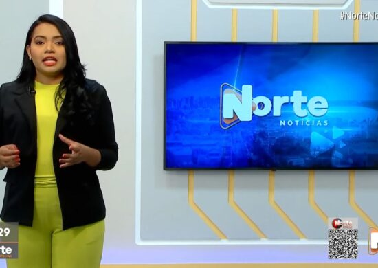 O Norte Notícias foi apresentado por Luana Lima – Foto: Reprodução/TV Norte Amazonas