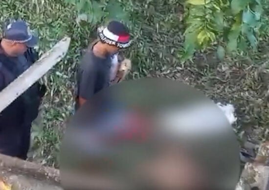 Jovem é executado em quintal de casa na Zona Centro-Sul de Manaus – Foto: Reprodução/TV Norte Amazonas