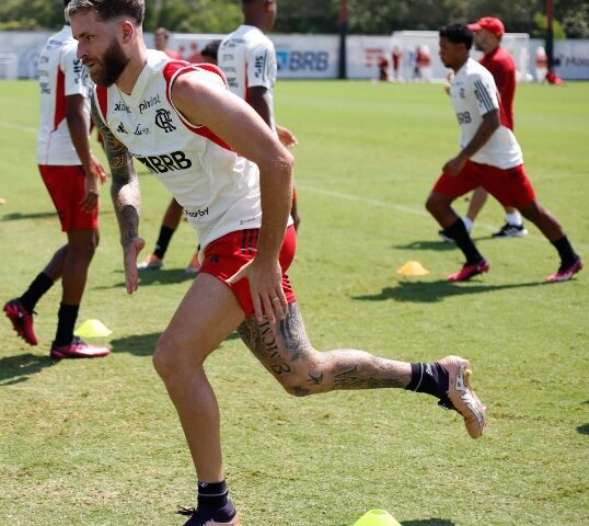 Zagueiro está sentindo incômodos na coxa esquerda - Foto: Gilvan de Souza/CRF/divulgação