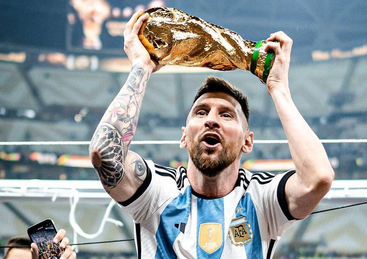 Messi faz o gol mais rápido de sua carreira - Foto: Reprodução/ Twitter @AlbicelesteTalk