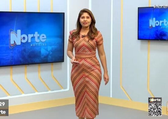 O Norte Notícias é apresentado por Mariana Rocha – Foto: Reprodução/TV Norte Amazonas