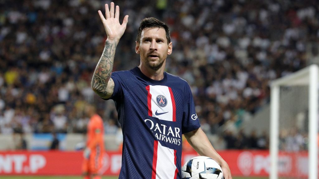 Messi disputou duas temporadas pelo time francês - Foto: Reprodução/Site PSG