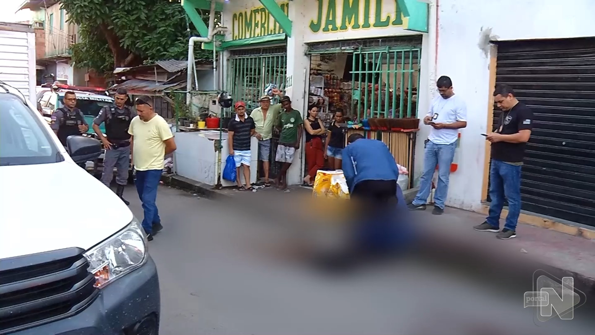Morador de rua é perseguido e morto a tiros na Zona Norte de Manaus - Foto: Reprodução/TV Norte Amazonas