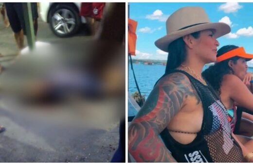 Mulher é assassinada a tiros na frente da própria casa em Manaus - Foto: Reprodução/TV Norte Amazonas