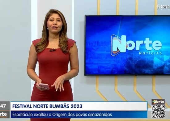 O Norte Notícias é apresentado por Mariana Rocha – Foto: Reprodução/TV Norte Amazonas