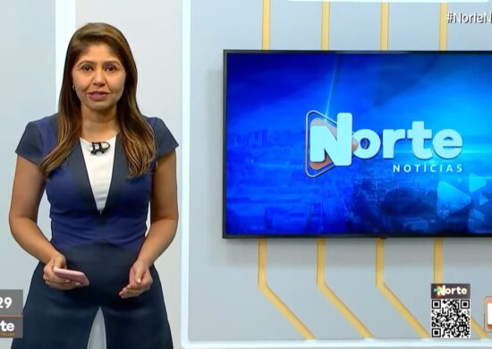 O Norte Notícias é apresentado por Mariana Rocha – Foto: Reprodução/TV Norte Amazonas