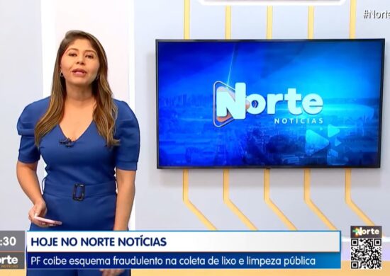 O Norte Notícias é apresentado por Mariana Rocha – Foto: Reprodução/TV Norte Amazonas