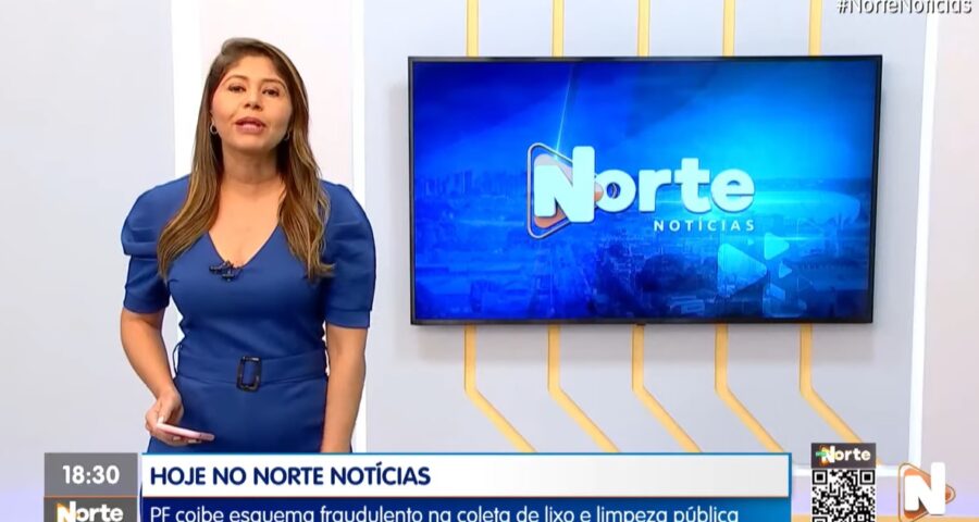 O Norte Notícias é apresentado por Mariana Rocha – Foto: Reprodução/TV Norte Amazonas