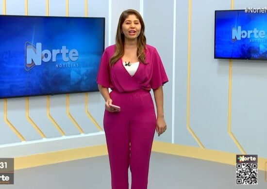 O Norte Notícias é apresentado por Mariana Rocha – Foto: Reprodução/TV Norte Amazonas