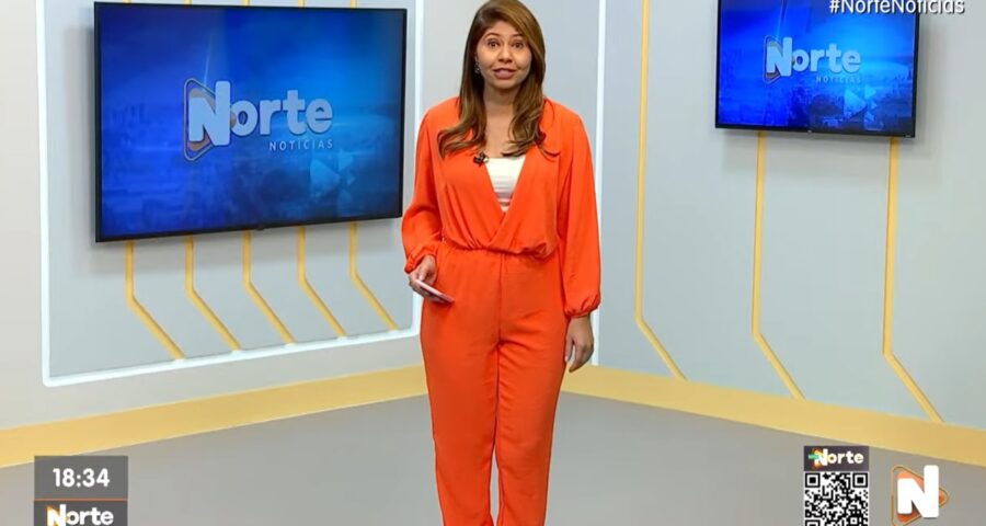 O Norte Notícias é apresentado por Mariana Rocha – Foto: Reprodução/TV Norte Amazonas