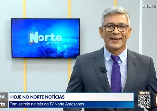 O Norte Notícias é apresentado por Valter Neto – Foto: Reprodução/TV Norte Amazonas