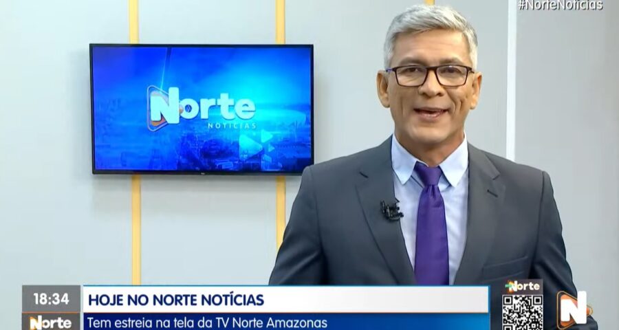 O Norte Notícias é apresentado por Valter Neto – Foto: Reprodução/TV Norte Amazonas