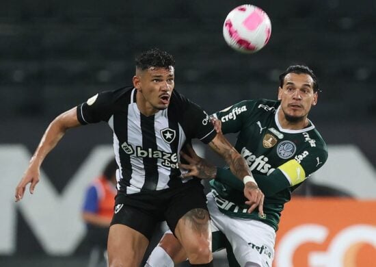 Palmeiras entra em campo contra o líder Botafogo pela 12ª rodada do Brasileirão - Foto: Reprodução/ Twitter @sbt_sports