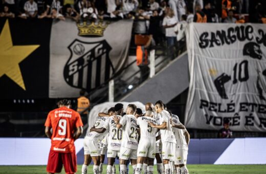 Santos disputa partida contra Newell’s Old Boys pela Copa Sul-Americana - Foto: Reprodução/Twitter @sfc_peixee