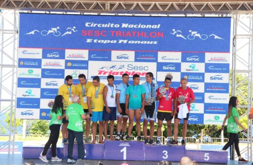 Sesc Triathlon será realizado no dia 29 de juho deste ano - Foto: Divulgação/Sesc AM