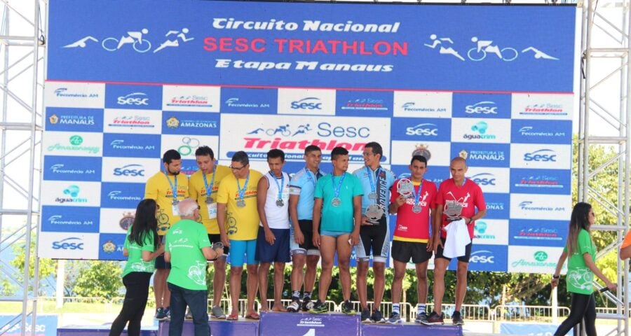 Sesc Triathlon será realizado no dia 29 de juho deste ano - Foto: Divulgação/Sesc AM