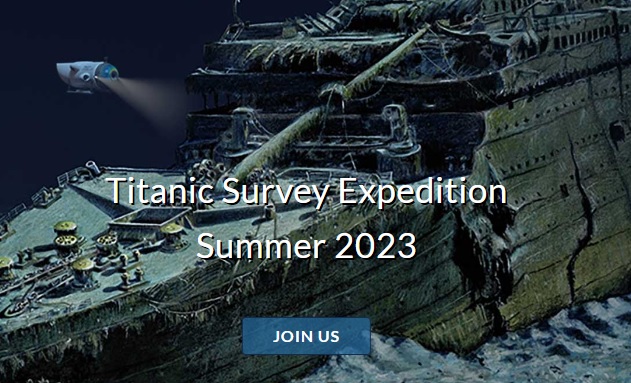 Anúncio no site da OceanGate detalha expedição para interessados - Foto: Reprodução