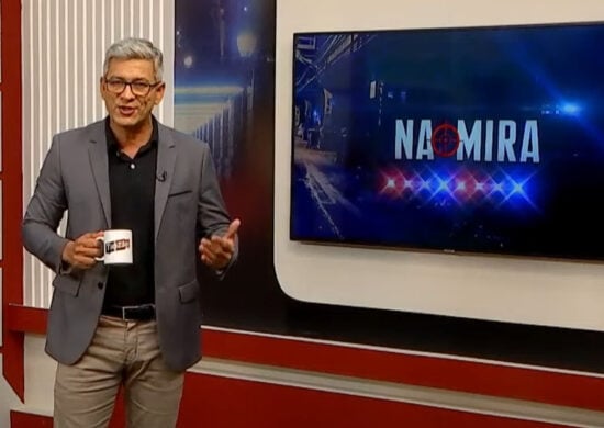 O Programa Na Mira é apresentado por Valter Frota – Foto: Reprodução/TV Norte Amazonas.