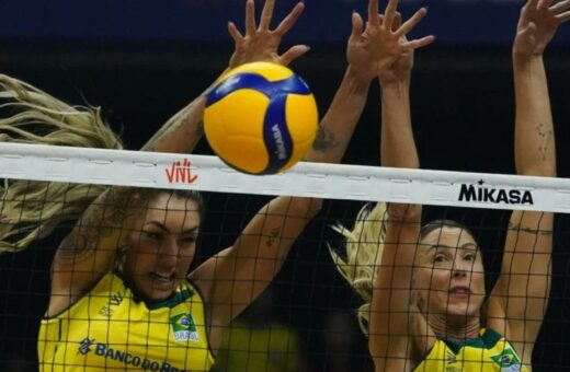 Equipe brasileira de vôlei feminino vence a Coreia - Foto: Reprodução/ Twitter @volei