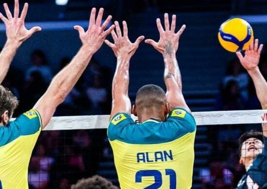 Seleção brasileira de vôlei masculino tem derrota na partida válida pela Liga das Nações - Foto: Reprodução/ Twitter @volei