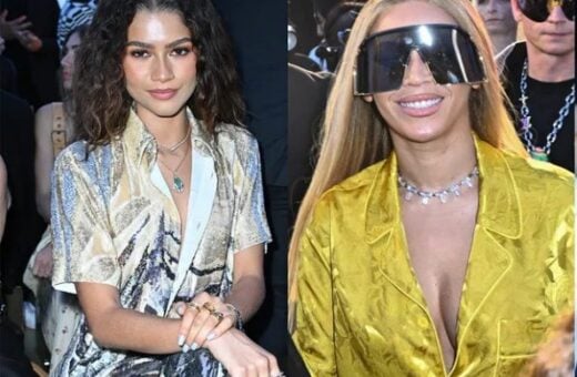 Beyoncé e Zendaya na Fila A da Louis Vuitton - Foto: Getty Images