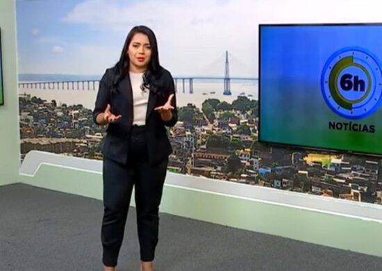 Jornal 6h Notícias foi apresentado por Luana Lima – Foto: Reprodução/TV Norte Amazonas