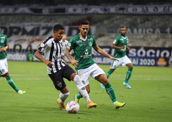 Atlético-MG e Goiás entram em campo, pela 15ª rodada do campeonato Brasileiro, em Goiânia - Foto: Reprodução/ Pedro Souza / Agência Galo / Atlético