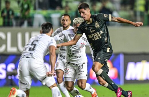 Corinthians entra em campo contra o América-MG, nesta quarta (5), no estádio Independência - Foto: Reprodução/ Mourão Panda / América