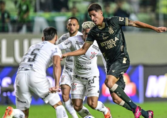 Corinthians entra em campo contra o América-MG, nesta quarta (5), no estádio Independência - Foto: Reprodução/ Mourão Panda / América